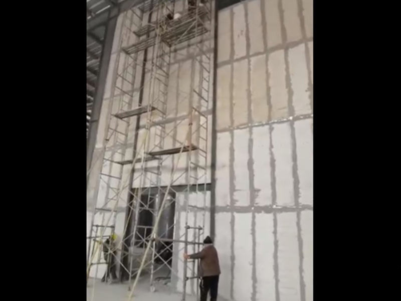 轻质墙板现场施工案例